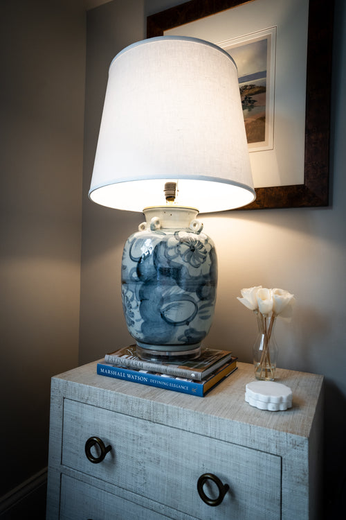 Blue Drift Medium Lamp