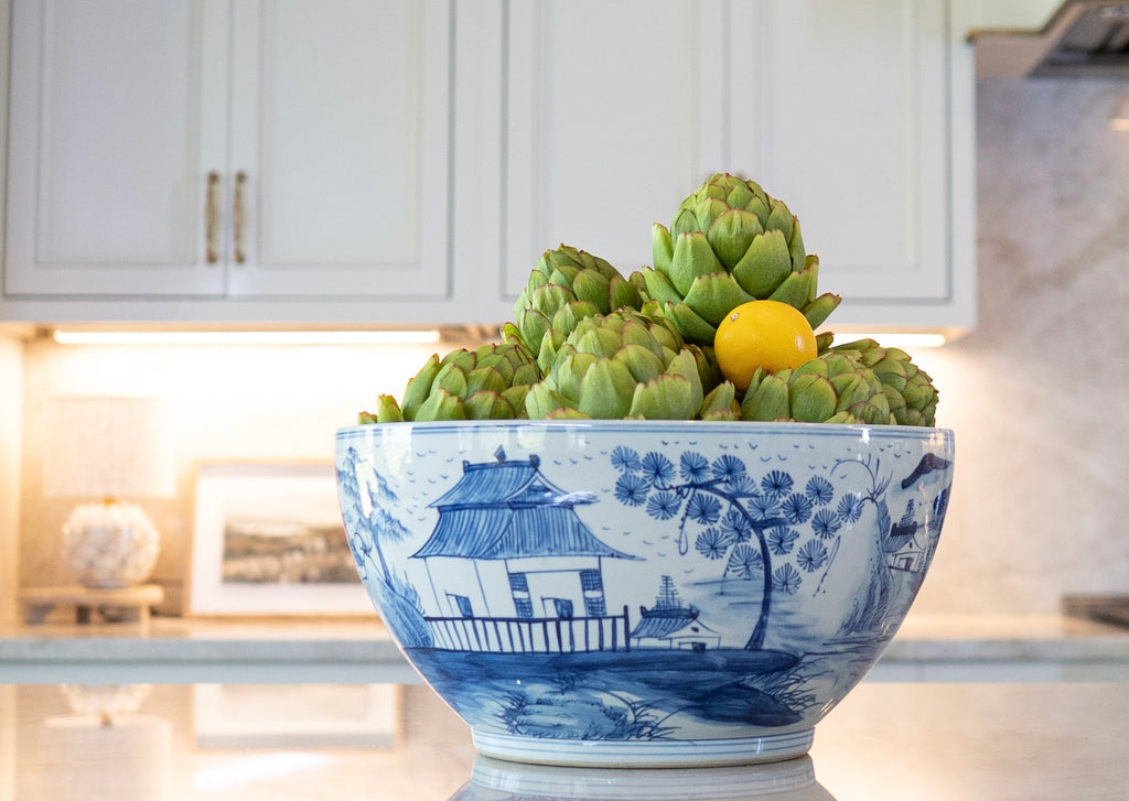Blue Pagoda Bowl