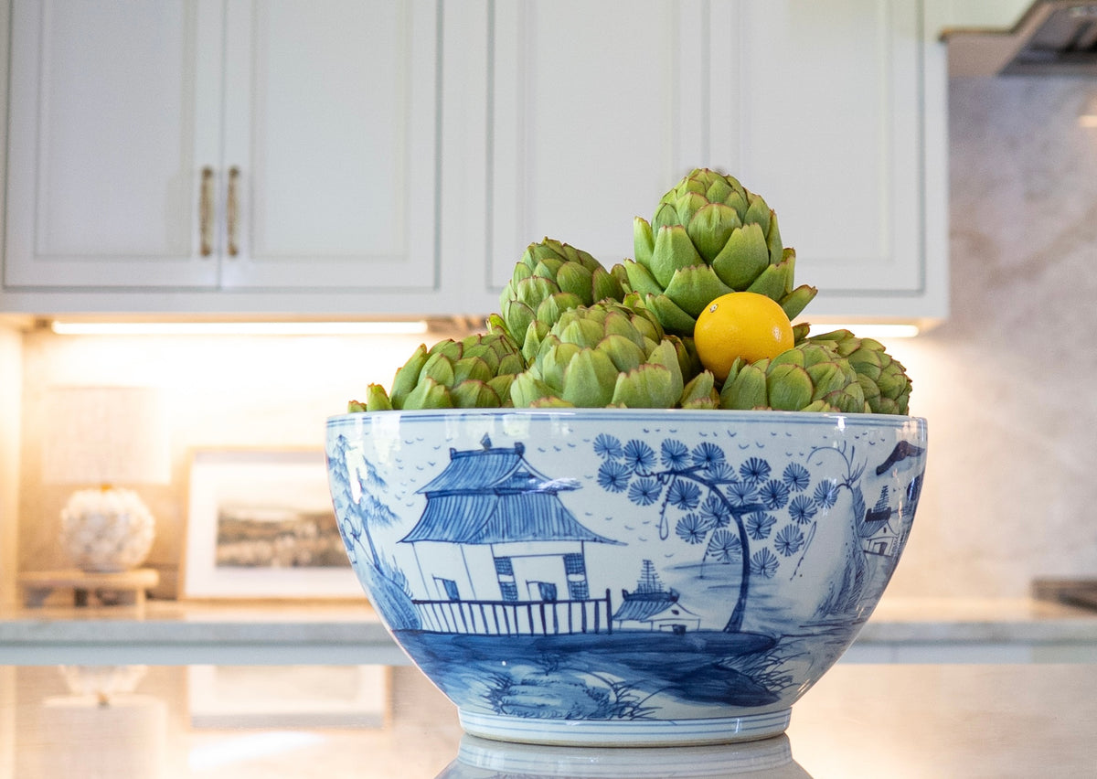 Blue Pagoda Bowl